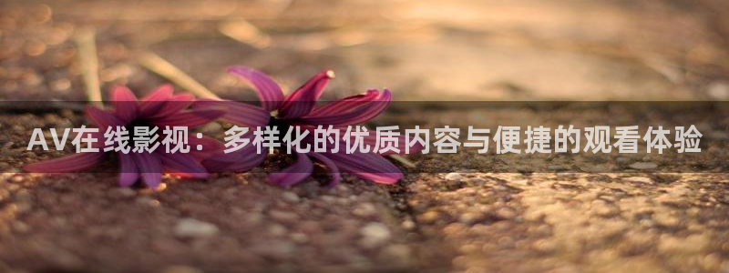 红叶影院免费观看电视剧：AV在线影视：多样化的优质内容与便捷的观看体验